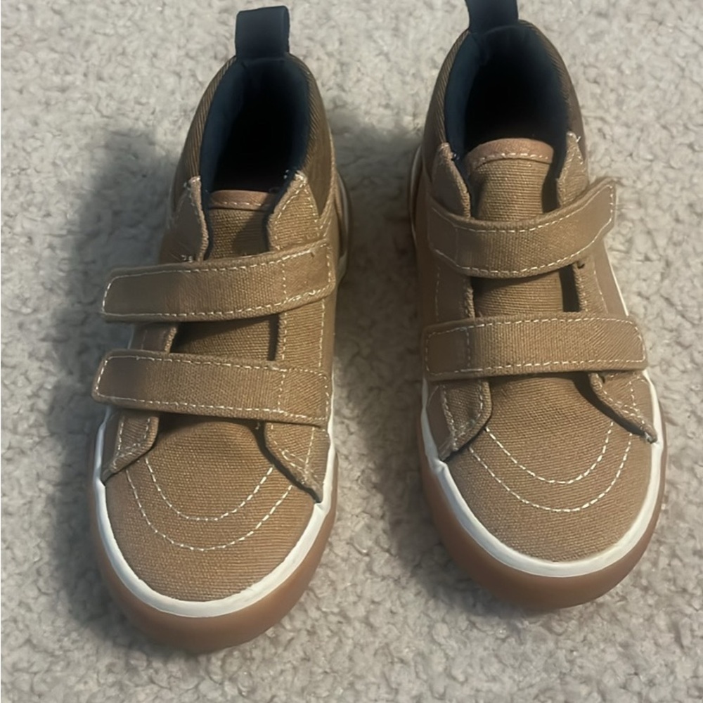 Old Navy Tan Kids Sneakers with Velcro